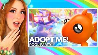 NEW Adopt Me GOLDFISH + SAND DOLLAR PETS Pool Party Update Roblox