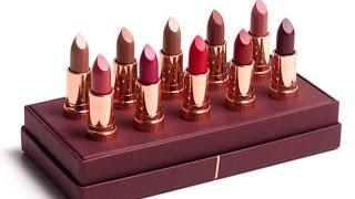 ENTIRE Charlotte Tilbury K.I.S.S.I.N.G Lipstick Collection Lip Swatch Video