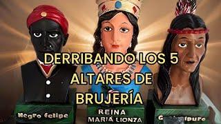 Derribando Los  5 Altares  De Brujeria Guerra Espiritual En el Nombre de Jesucristo ️️