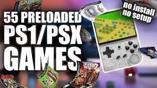 We Tested all 55+ PRELOADED PS1PSX Games on the Anbernic RG35xx