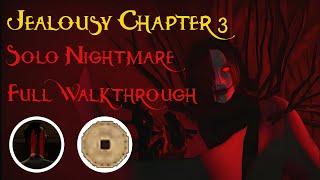 Jealousy Nightmare 3 Solo Full Walkthrough  - The Mimic  ROBLOX