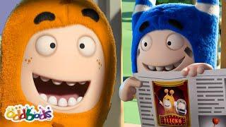 The Amazing Slickos in Town   Oddbods Cartoons  Funny Cartoons For Kids