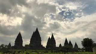 The Prambanan Temple Timelapse Yogyakarta Indonesia