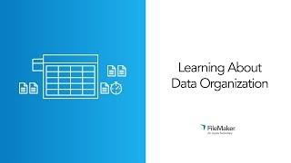 Data Model - Learning about data organization