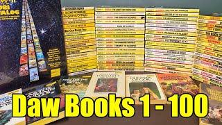 Donald A Wollheim - Daw Books - Numbers 1 to 100 - Classic Yellow Spine Action