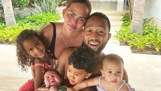 Inside John Legend and Chrissy Teigens First Vacation as a Family of 6