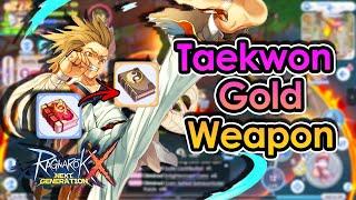 ROX Changing To Gold Weapon. Taekwon Build Progress  King Spade