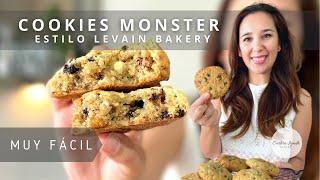 MONSTER COOKIES  Levain Bakery Style  Very easy  Chocolate chip cookies  TIPS AND SECRETS