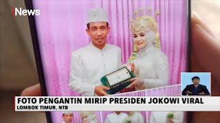 Viral Pengantin Mirip Jokowi di Lombok NTB - iNews Siang 0211