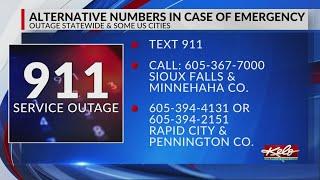 Statewide 911 outage where to contact in case of emergency