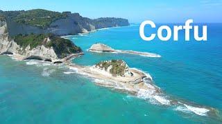 Corfu drone- Sidari Porto Timoni Cape Drastis Kassiopi Paleokastritsa Antinioti Angelokastro