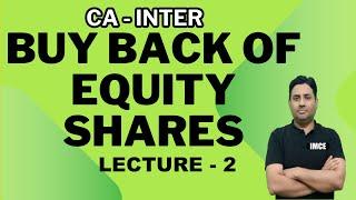 CACMA Inter - BUY BACK OF EQUITY SHARES - L 2