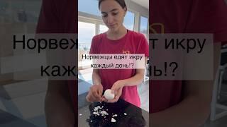 Норвежцы едят икру каждый день? #shorts #норвегия