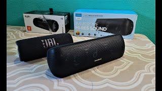 Anker Motion Plus vs JBL Flip 6 Test Bass.