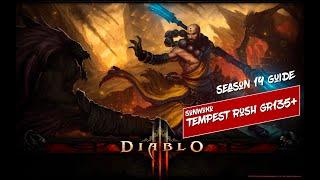 Diablo 3 2.6.7 Monk Sunwuko Tempest Rush GR135+  Season 19 Guide