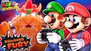 Mario & Luigi Play Bowsers Fury Part 5 - THE FINAL BATTLE? Super Mario 3D World ENDING
