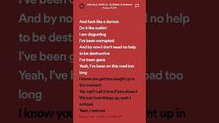 Lilith Lyrics#btssugastatus #halsey #lilith#trending #hits #viralsong