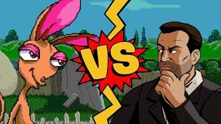 M.U.G.E.N Battles  Ren Höek vs Toni Cipriani  Ren and Stimpy vs Grand Theft Auto