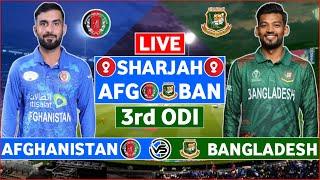 Afghanistan vs Bangladesh 3rd ODI Live Scores  AFG vs BAN 3rd ODI Live Scores & Commentary