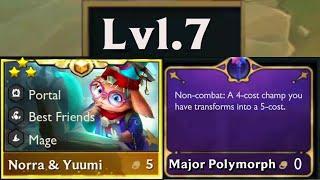 I got 3 Star Norra & Yuumi at lvl.7 ???⭐⭐⭐  TFT Magic & Mayhem  Teamfight Tactics