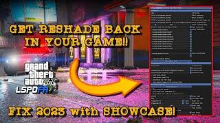 Reshade FIX  2023  Install with Showcase  #gtav #lspdfr #reshade