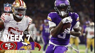 San Francisco 49ers vs. Minnesota Vikings  2023 Week 7 Game Highlights