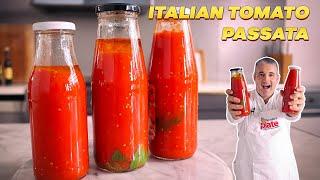 How to Make ITALIAN TOMATO PASSATA at Home Small Batch Tomato Sauce