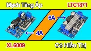 XL6009 LTC1871 Mạch Tăng Áp 4A Có Hiển Thị