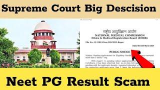 Neet PG 2024 Latest News Today  Supreme Court Big DescisionNeet PG Counselling latest news today