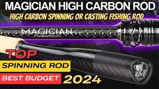 Best Histar High Carbon Spinning or Casting Rod Fast Action 3A Grade Cork Grip Magician Titanium