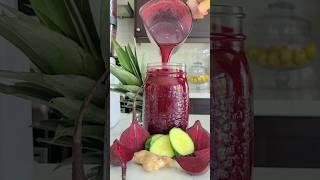 The best beet juice recipe reduce blood pressure and inflammation #juicing #juicerecipe #immunity