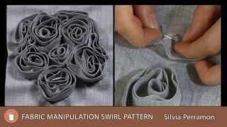 Fabric Manipulation Swirl Pattern