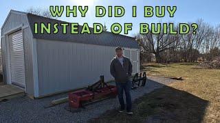 Why did I buy vs build my shed? - Premier Portable Building