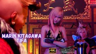 FF7 Remake 3 Marin Kitagawa Tifa  Swimsuit Aerith and Honey Bee Cloud