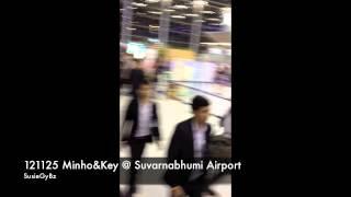 Fancam 121125 Minho&Key @ Suvarnabhumi Airport