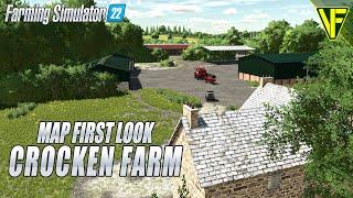 An Amazing First Time UK Farming Simulator 22 Map  Crocken Farm 1st Look