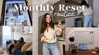 MONTHLY RESET Getting Ready for March Vision Board Cleaning Planning