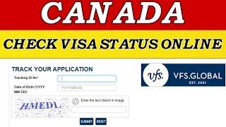 How to track Canada visa application status online  VFS Global Step-by-step Guide