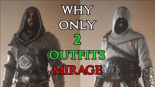 This is why AC Mirage only has Altair and Ezio Revelations outfit