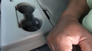 How to remove 2016 F150 armrest cup holders to clean