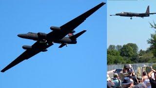  Lockheed U-2S Spy Jet Flypast & Landing at RIAT 2024