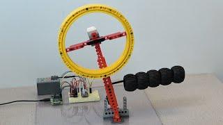 Lego Raspberry and Python Project - Reaction Wheel Inverted Pendulum