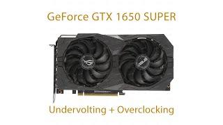 Разгон  Gtx 1650Super  до 2175Mhz по gpu и 1600 по памяти