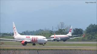 Nonton Pesawat Landing dan Take Off di Bandara Sultan Hasanuddin Makassar Video Pesawat Terbang