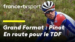 Grand Format  Thibaut Pinot en route pour le Tour de France