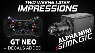 SIMAGIC Alpha Mini & GT Neo Impressions 2 Weeks Later MOVING from Fanatec DD1 & Formula V2