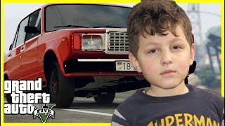 OĞLUM HÜSEYNLE GTA 5 LADA 2107 MODU OYNADIM