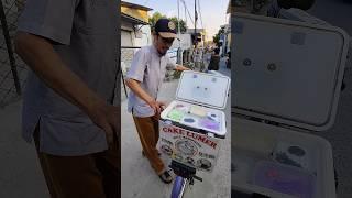 Hardworking Man Selling Desserts Box #hardworking #streetfood #shorts