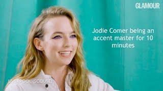 Jodie Comer being an accent master for 10 minutes