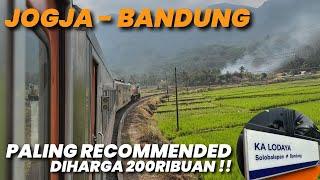 YOGYAKARTA - BANDUNG CEPAT NYAMAN DAN TERJANGKAU‼️Naik KA Lodaya Premium Paling Recommended